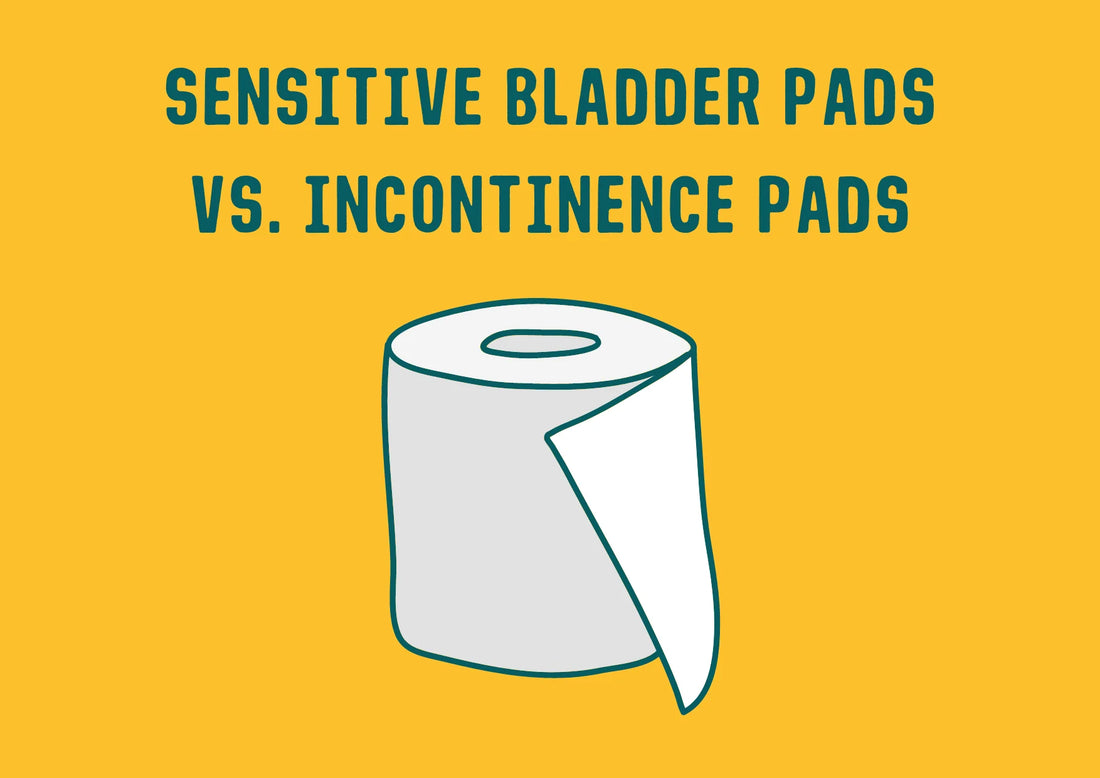 WHAT IS THE DIFFERENCE BETWEEN SENSITIVE BLADDER PADS AND INCONTINENCE PADS?